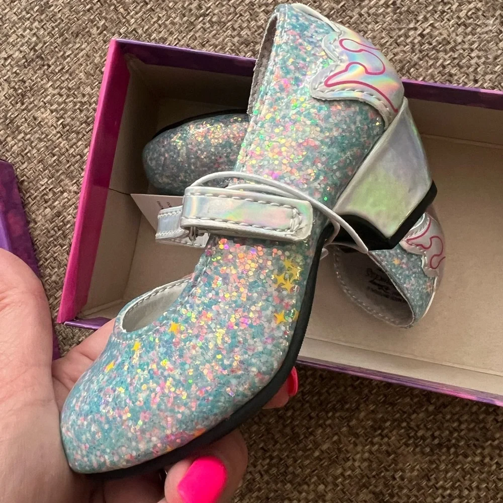 Toddler Girls' Disney Princess Ballet‎ Flats - Silver Size 6